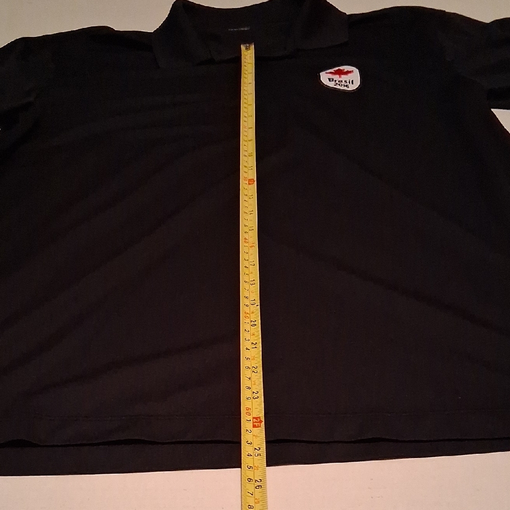 Brasil 2016 Black Polo Shirt with Canada Emblem - Picture 7 of 12